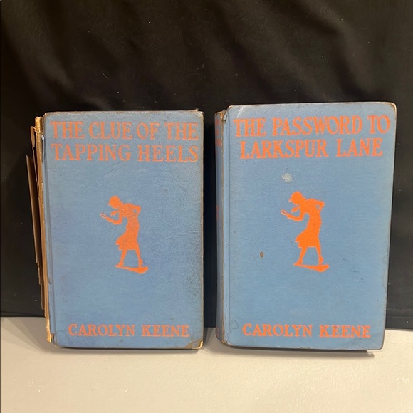 Vintage Blue and Orange Nancy Drew Books 1930's and 1950's - Picture 1 of 15